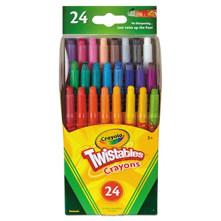 Crayola Twistables Mini Crayons, PK24 529724
